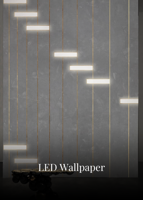 Structured Living Wallpaper - LED