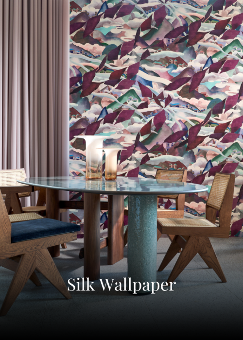 Structured Living Wallpaper - Silk