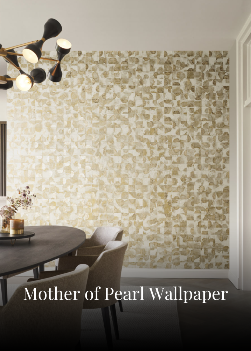 Structured Living Wallpaper - Mother of Pearl
