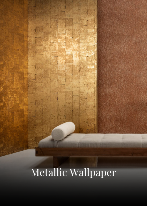 Structured Living Wallpaper - Metallic