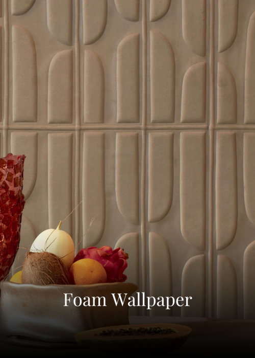 Structured Living Wallpaper - Foam