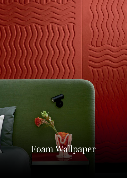 Structured Living Wallpaper - Foam