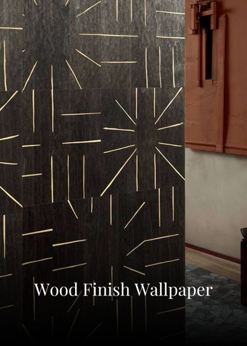 Structured Living Wallpaper - Wood